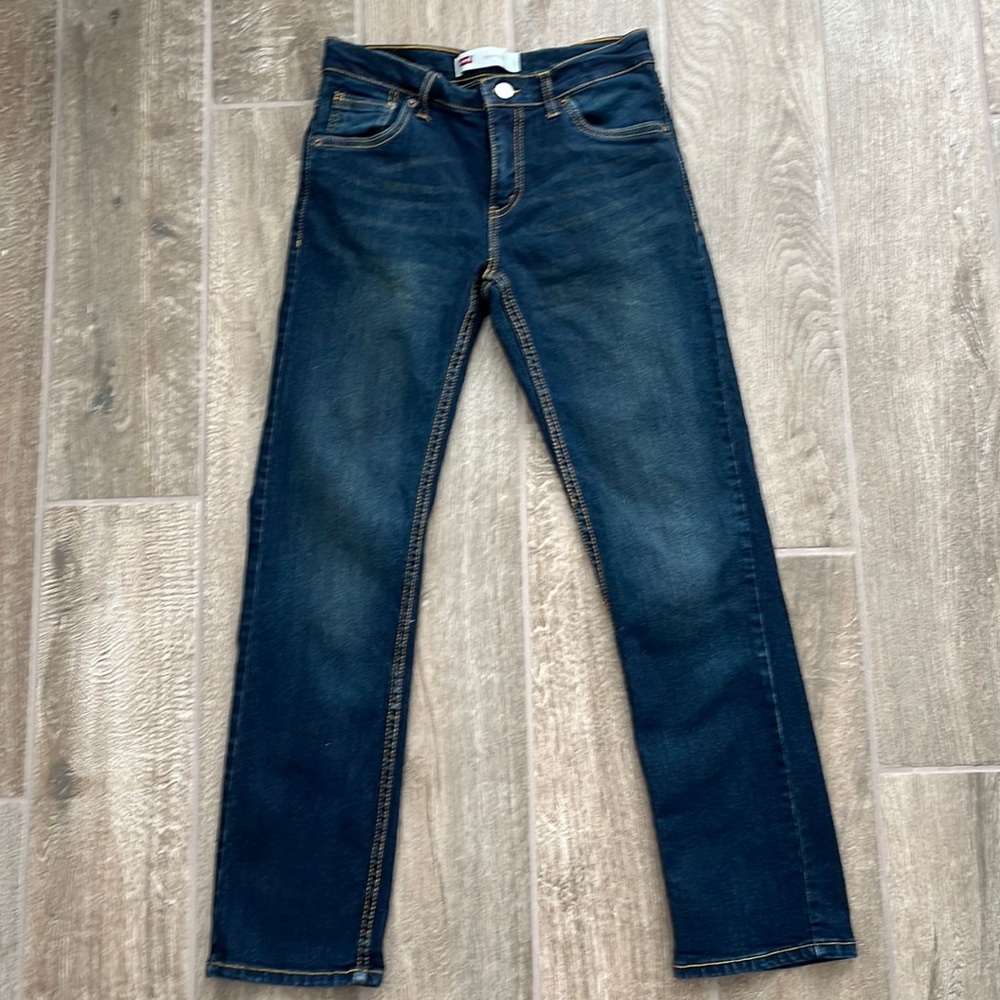 Boy 511 slim Levi’s jean size  14 regular, waist 27 length 27, dark wash